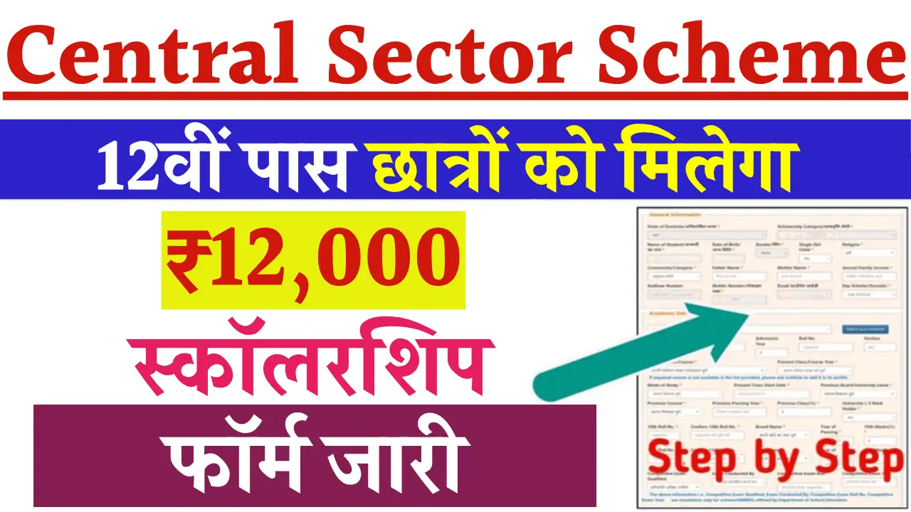 Central Sector Scholarship 2025